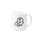 のげやまくんのお店ののげやまくんのマグカップ Mug :right side of the handle