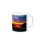 いかくんのsunset Mug :right side of the handle