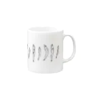 をかしのにぼし Mug :right side of the handle