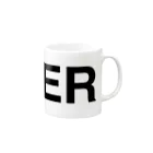 TOKYO LOGOSHOP 東京ロゴショップのRIVER-リバー- Mug :right side of the handle