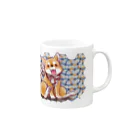 ゆたかの森の柴犬 Mug :right side of the handle