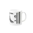 LalaHangeulのハングル　訓民正音デザイン① Mug :right side of the handle