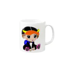 くるonカンパニーのイワトビちゃん Mug :right side of the handle