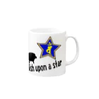 Yuko’ｓ Galleryの【開運祈願】星に願いを！ Wish upon a star! 未年生まれ守護梵字バン Mug :right side of the handle