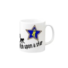 Yuko’ｓ Galleryの【開運祈願】星に願いを！ Wish upon a star! 申年生まれ守護梵字バン Mug :right side of the handle