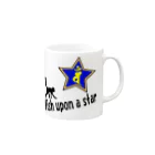 Yuko’ｓ Galleryの【開運祈願】星に願いを！ Wish upon a star! 申年生まれ守護梵字バン Mug :right side of the handle