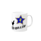 Yuko’ｓ Galleryの【開運祈願】星に願いを！ Wish upon a star! 酉年生まれ守護梵字カーン Mug :right side of the handle