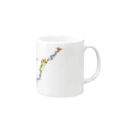 かいわれちゃんの干支つなぎ 2022 Mug :right side of the handle