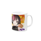 関東肉連合のマグカップ Mug :right side of the handle