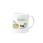 ちろちろりのねここ！せいぞろい！ Mug :right side of the handle