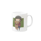 すだちのくまと女の子 Mug :right side of the handle