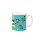 ジルトチッチのデザインボックスのテニスボーイのクレコちゃん Mug :right side of the handle