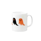 meMEmeのオバケちゃんズ〜ハロウィンバージョン〜 Mug :right side of the handle