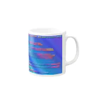 Ａ’ｚｗｏｒｋＳのこれならコワくなさそう。。。に見える　レインボースクリーン Mug :right side of the handle