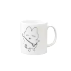 ブーキャット村のブーキャット Mug :right side of the handle