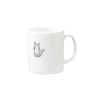 Mercury BercuryのMercury Bercury Kitty Mug :right side of the handle