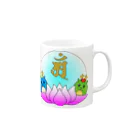 Yuko’ｓ Galleryの【開運祈願】辰年生まれ守護梵字アン Mug :right side of the handle