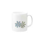 lukanose-kidsの Sat-sbs フラワー Mug :right side of the handle