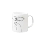 ZouWuの限界オタクのネッシー Mug :right side of the handle