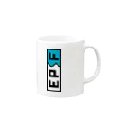 特定非営利活動法人EPFのEPFロゴグッズ（タテ） Mug :right side of the handle