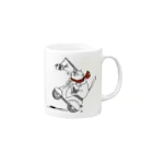 ねこらいだーのねこらいだー Mug :right side of the handle