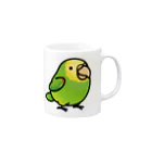 Cody the LovebirdのChubby Bird オオキボウシインコ Mug :right side of the handle