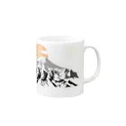 yuuyakeの山/日の出 Mug :right side of the handle