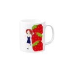 Re:の「いちご」マグカップ Mug :right side of the handle