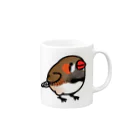 Cody the LovebirdのChubby Bird キンカチョウ Mug :right side of the handle