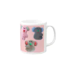 むにゅのポポポポワラ Mug :right side of the handle