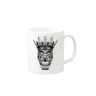 MisCreAntミスクリアントのスカルKING Mug :right side of the handle