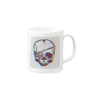 yuyuのBroken Skull Mug :right side of the handle