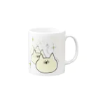 ちょみちょみ工房のまちょねこ（スゥ〜） Mug :right side of the handle