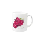 zomizomiのぶどう Mug :right side of the handle