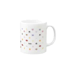 PostPet Official Shopのパステルあいこんず Mug :right side of the handle