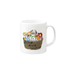 YmMy_shopのぱんたま　ウィンターver Mug :right side of the handle