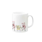 ロードスター専門店のねこうさぎ Mug :right side of the handle