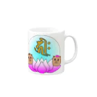 Yuko’ｓ Galleryの【開運祈願】亥年生まれ守護梵字キリーク Mug :right side of the handle