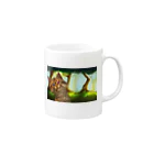 ワグマネコのｖわぐまコップ Mug :right side of the handle