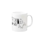 こえもん美術館の5歳のモンスター進化図 Mug :right side of the handle