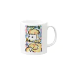 ｆｕｆｕのプードルグッズ☆ミmorleys☆プカットゥ Mug :right side of the handle