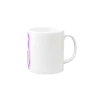 🤍一ノ瀬 彩 🐇⸒⸒ suzuri支店🤍のPremium/ゆめかわアニマル:紫【犬猫鳥兎】 Mug :right side of the handle