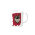 aomanecoのあそぼうよ！の　ねこ Mug :right side of the handle