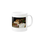 Vincent Bowwowのあくびするビンセントくん Mug :right side of the handle