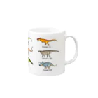 Atelier＊LorschのThe Dinosaurus! Mug :right side of the handle