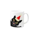 SHOP ベアたんの黒猫のやまとくん Mug :right side of the handle