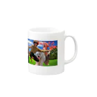 SOYA tOMUOKAのSOYA tOMUOKA mug cup マグカップの取っ手の右面