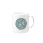 EMOTO KUMIKO'S STOCKのfish&birds Mug :right side of the handle