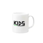 梵アオイは動かないのKIDSロゴマグカップ（ホワイト） Mug :right side of the handle