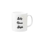 SOSのＴシャツ ストリート sos Mug :right side of the handle